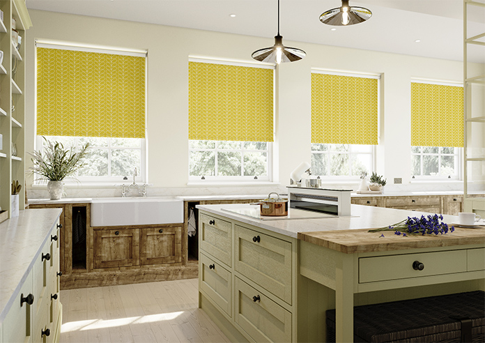 Orla Kiely Linear Stem, Sunflower - Roller Blind - Image 7